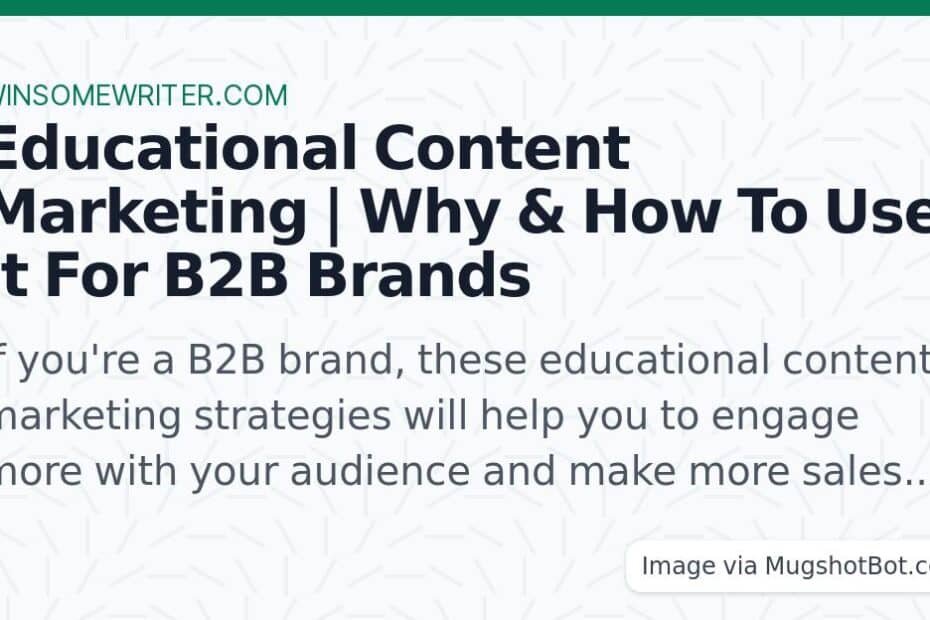 educational content marketing